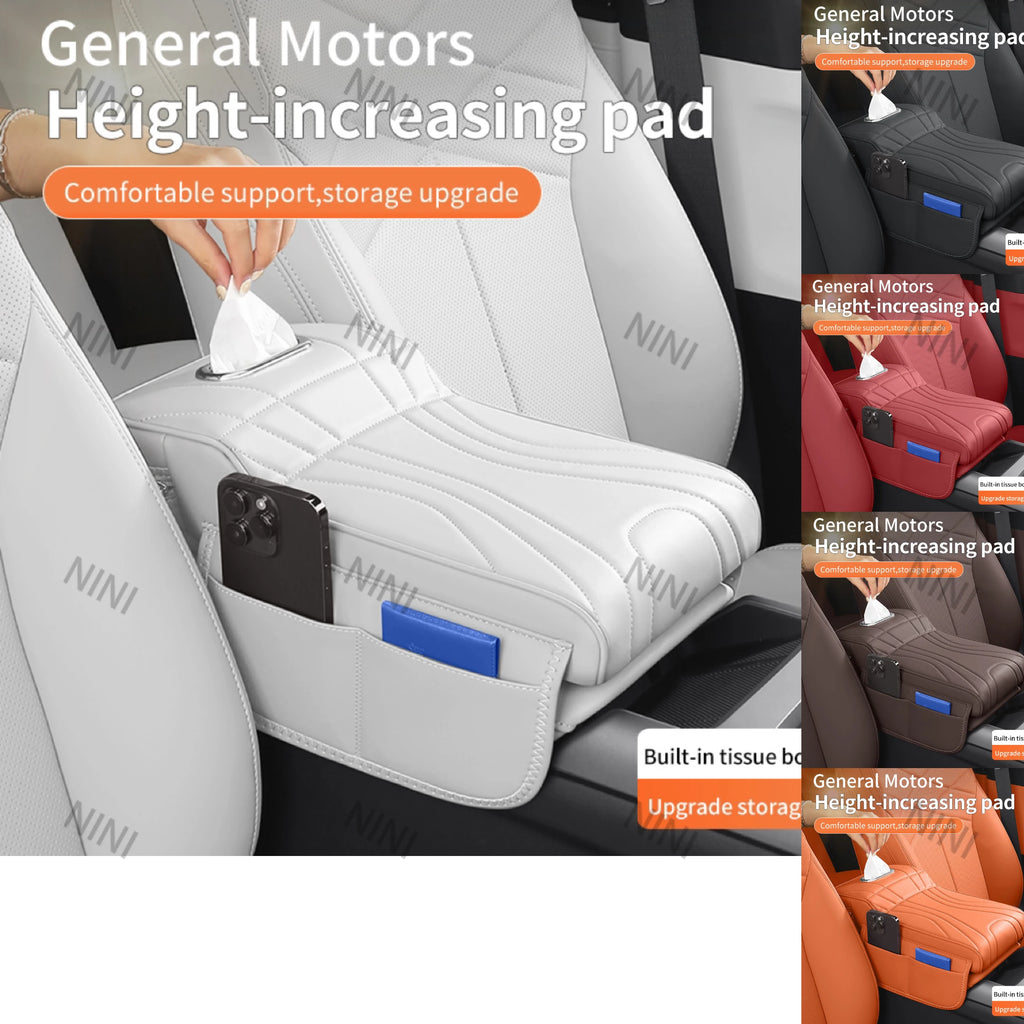 Center Thicken Armrest Box For Rox 01 Polestones 01 2023 2024 Protective Cover Height Pad Tissue Box Storage Car Armrest Pad