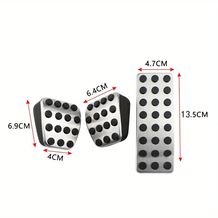 Foot Gas Brake Pedal Cover For Mercedes Benz AMG A B CLA GLA ML GL R W176 W245 W246 W251 W164 W166 X164 X166 MT Brake Pedal Pad