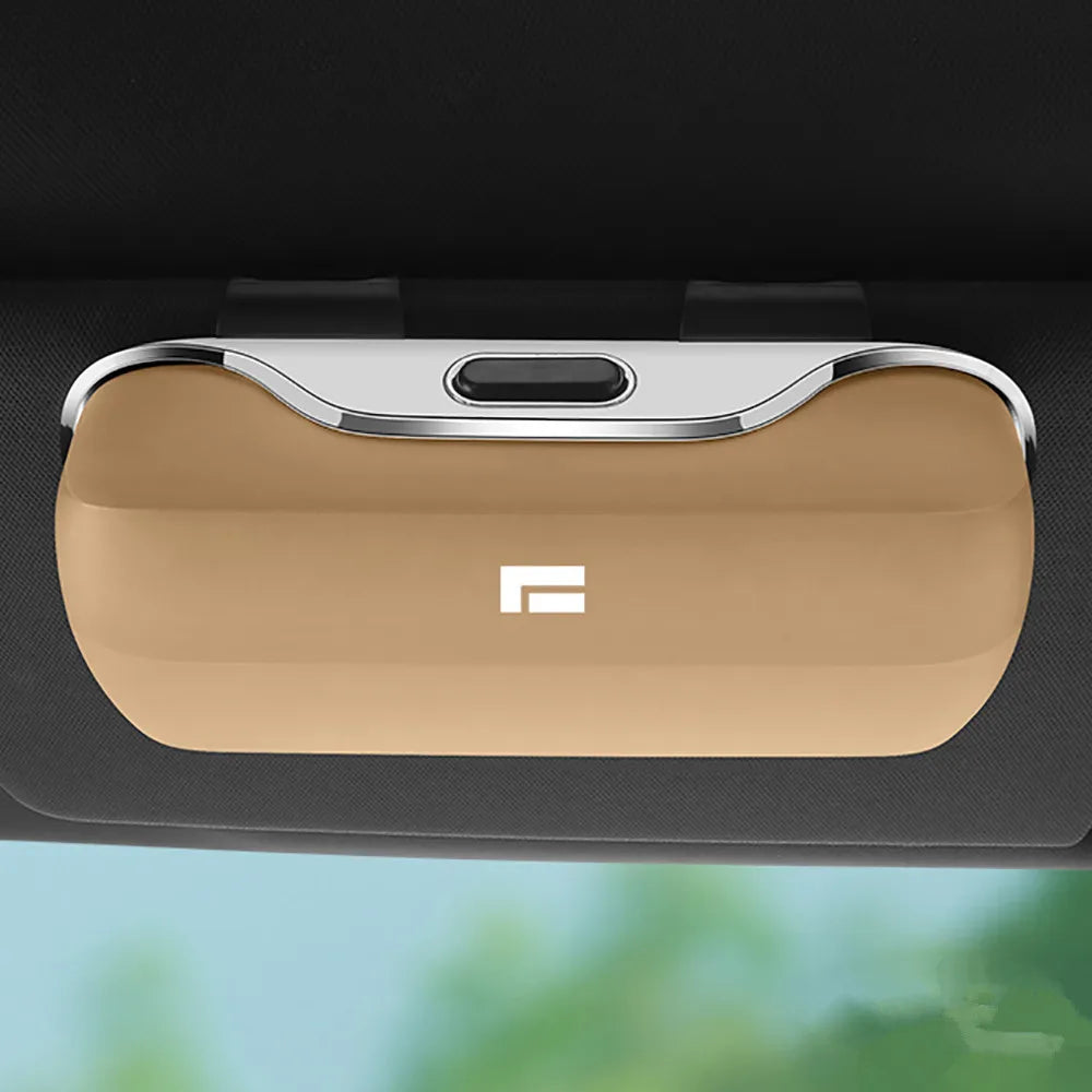 Car Glasses Case Fit For BAIC JISHI Rox Adamas 2026 Car Sunglasses Storage Sunshade Glasses Storage Box Modified Accessories