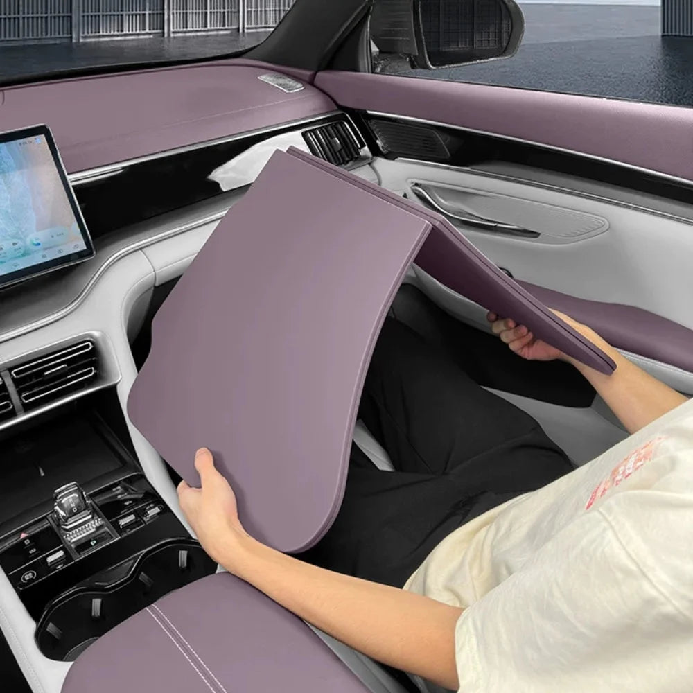 For BYD Song Plus DM-i Seal U Sealion 6 2021-2026 Rear Seat Back Tray Table Foldable Laptop Desk Car Organizer