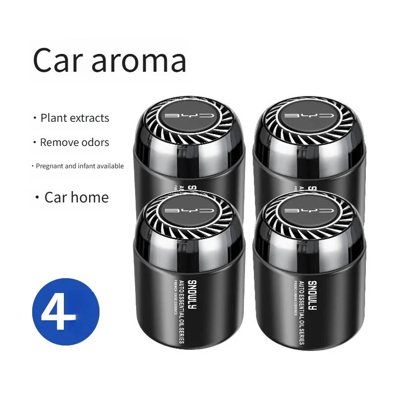 BYD car air freshener car cup holder aromatherapy solid balm long-lasting car perfume car interior
