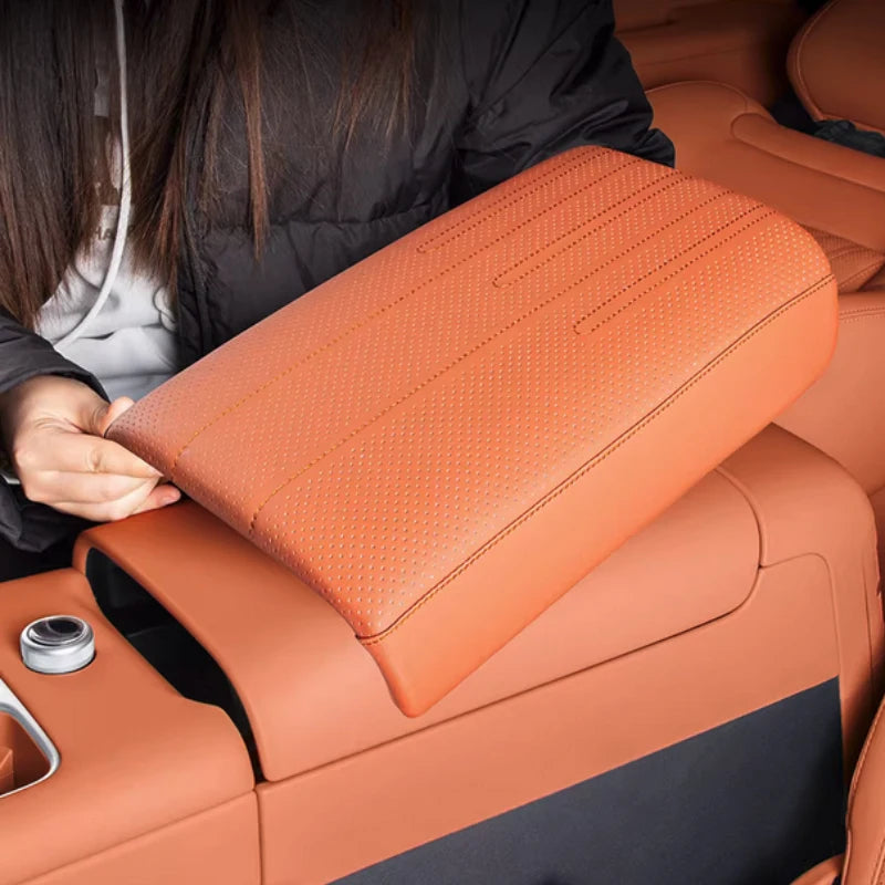 For BYD Leopard 7 Titanium 7 2025 2026 Car Armrest Box Pad Center Console Arm Rest Protector Cover Cushion Accessories