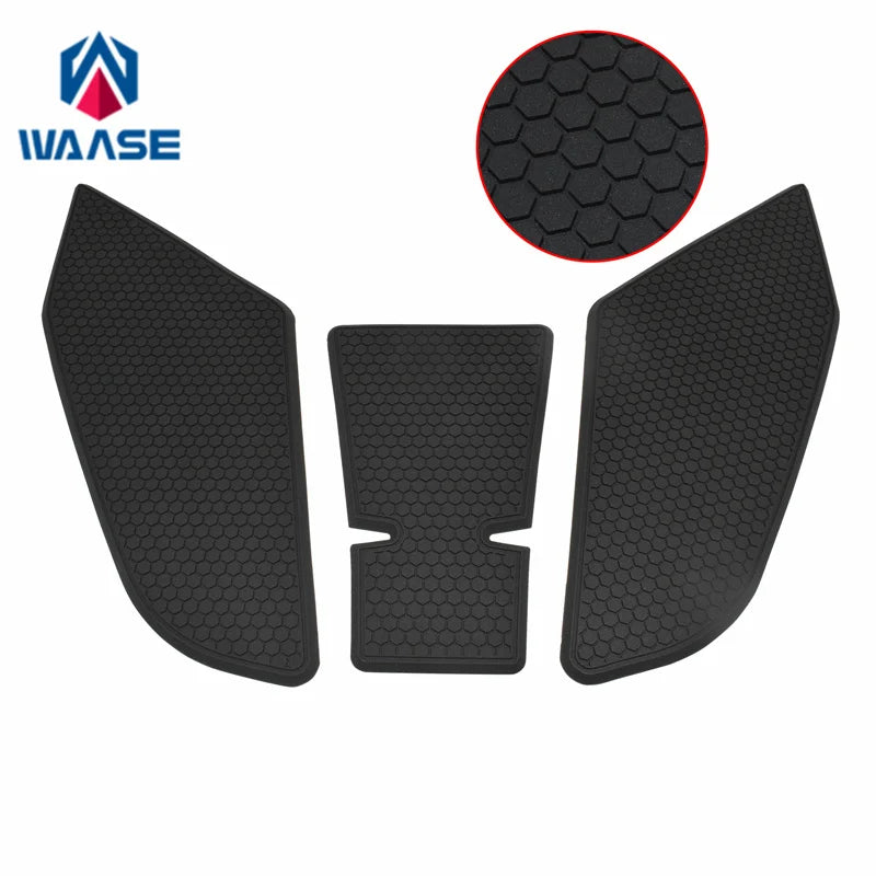 waase For Yamaha MT-07 MT07 2025 Tank Pad Protector Sticker Decal Gas Knee Grip Tank Traction Pad Side