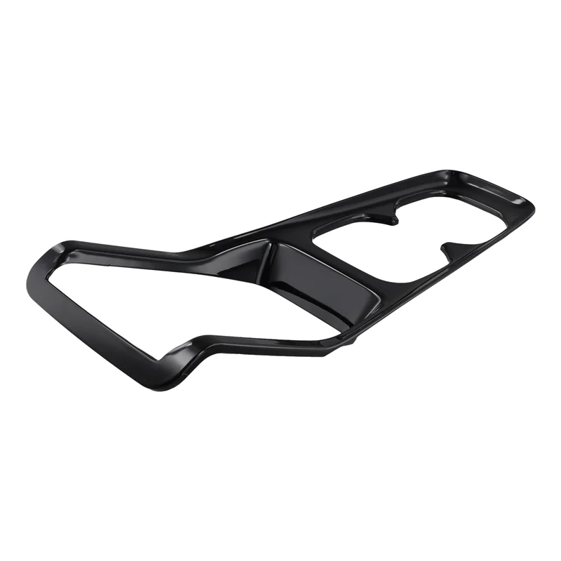 Black Car Interior Wireless Charging Pad Frame Cup Holder Cover Trim For BYD Dolphin Mini / BYD Seagull-A99D