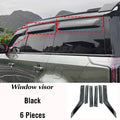 For ROX 01 Polar Stone (Jishi) 01 2023 2024 2025 2026 Car Window Visors Rain Shield trim light strip Exterior modification