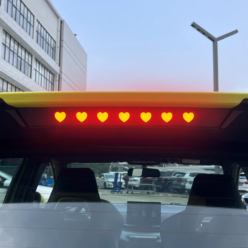 High Brake Light Board Rear Light Carbon Fiber Pattern Sticker Styling Appearance Decoration for BYD Seagull Dolphin Mini/Surf