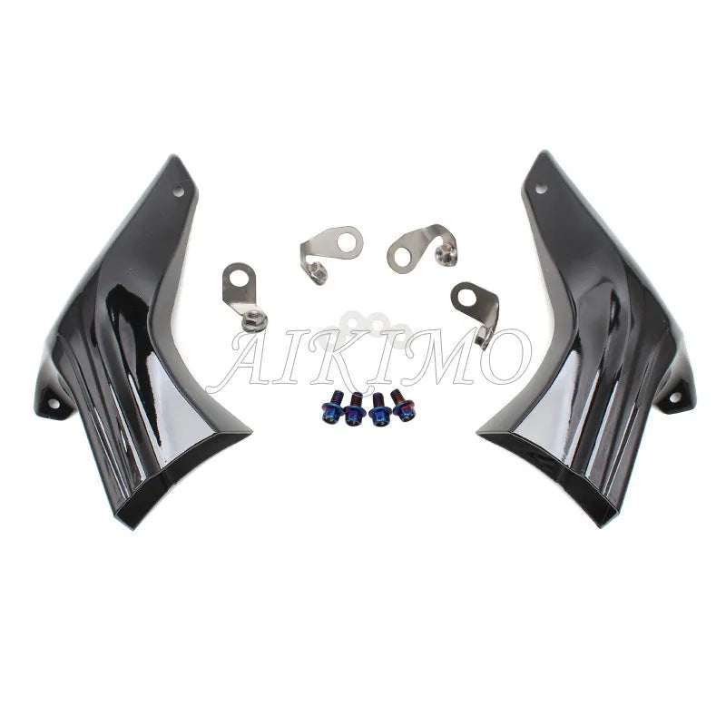 Universal motorcycle Brake System Air Cooling  ABS plastic Ducts + Mounting kit For Ducati Panigale V4 V4R V4S 899 959 1199