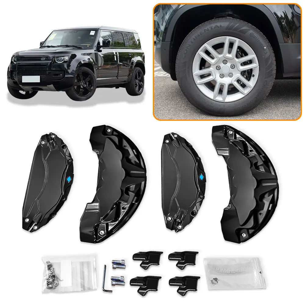 Car Brake Caliper Decor Cover Styling Caliper Trim Shell Aluminum Alloy Accessories For Land Rover Defender 90 110 130 2020-2026