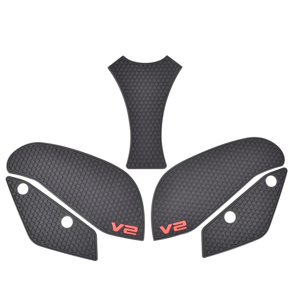 V2 Fuel Tank Stickers Gas Knee Grip Protector Pad Traction Decals For Ducati Panigale V 2 2025 2026 Motorcycle Accessories