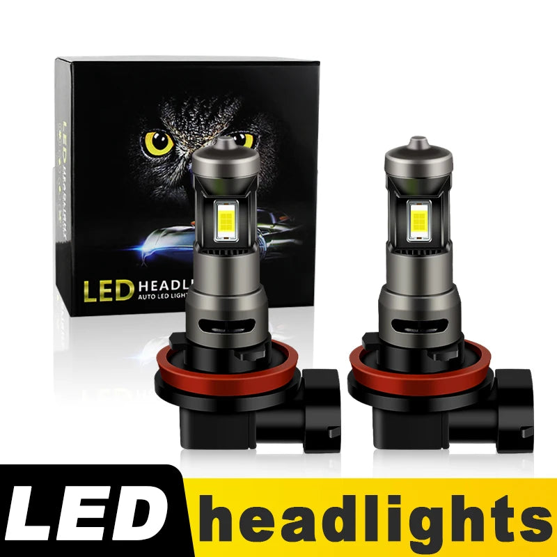 2PCS CANbus H11 LED Headlight Bulb 70W 12000LM High Low Foglight For NISSAN QASHQAI 2 (J11) 2017-2023 2018 2019 2020 2021 2022