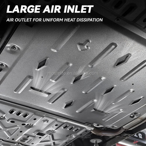 2025 Hot Sale Aluminum Motor Battery Guard Under Bottom Protection Engine Guard Chassis Skid Plate For BYD Leopard 8 Accessories