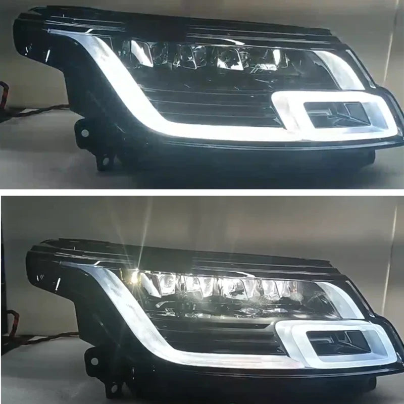 L405 Headlamp for Land Rover Range Rover Vogue 2014 - 2017 Update to 2018 - 2022 4 Lens 4 Eyes Spare Parts Facelift