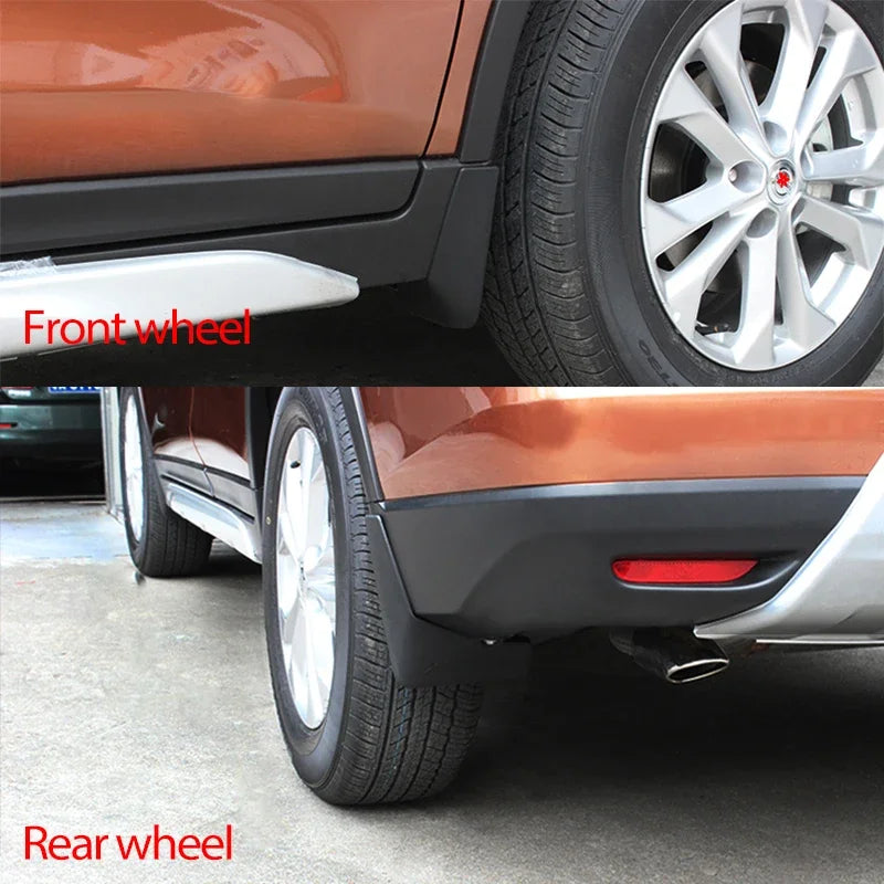 FOR Nissan X-TRAIL T32 2014 2015 2016 - 2020 Mudguard Fender Mud Flap Guards Splash Mudflaps Car Accessories Front Rear 4pcs
