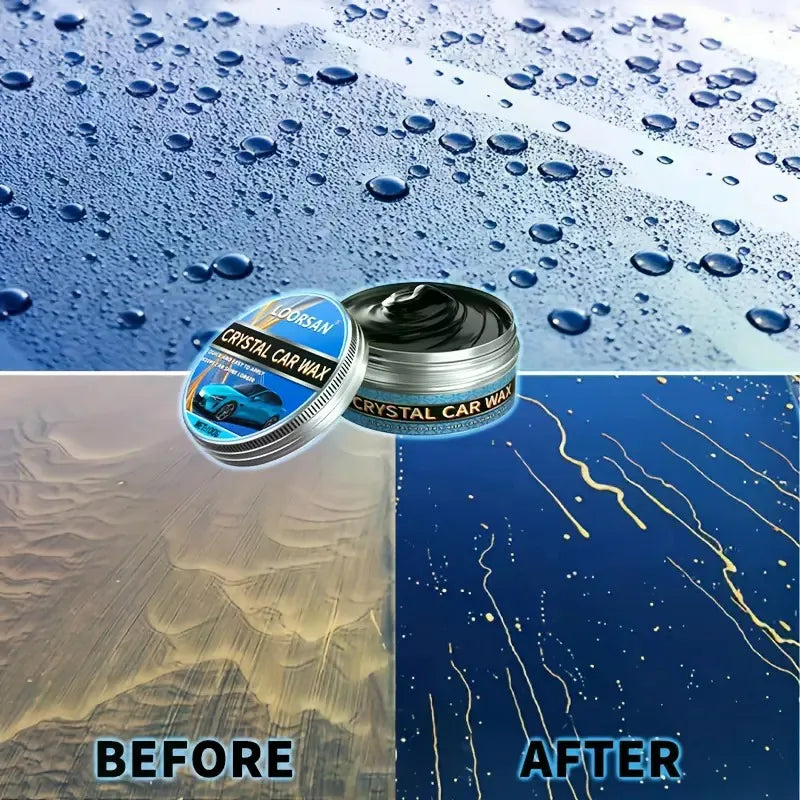 Premium Black Car Wax - 100G Deep Gloss End, Scratch Removal, Crystal Plating Waterproof, And Long-Lasting Paint Protection for Black Vehicles.Car Care Products| Car Coating Agent| Polishing And| Waxing Set| Car Paint Care| Car Stuff