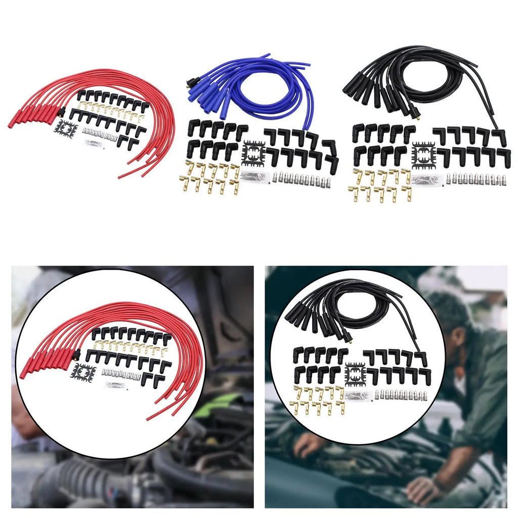 Automotive Spark Plug Wire Boot Connectors Metal Coil Packs Repair Parts for Engine Maintenance