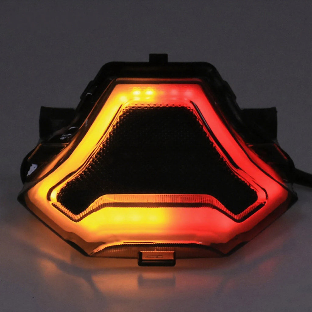For Yamaha R3 R25 MT03 MT-03 MT07 MT-07 MT-25 FZ-07 Taillight Rear Tail Light Brake light Turn Signals Integrated LED Stop Lamp