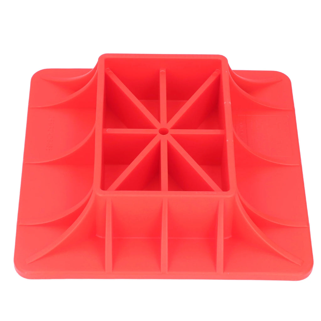 Heavy Duty Lift Jack Off Road Base Red Nylon Anti Fracture Support Board For Sand Mud Grass Soft Ground