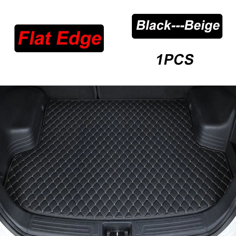 For Land Rover Defender L663 110 5-seats 2020-2026 Leather Car Rear Trunk Mats Anti Dirty Floor Tray Liner Interior Accessories