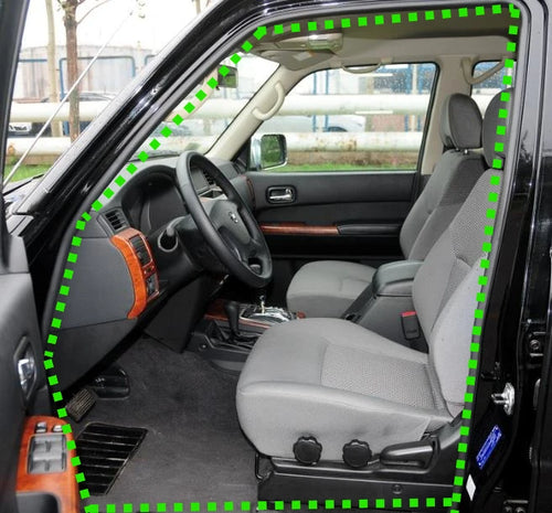 1 Piece Door Rubber Seal for Nissan Patrol Y61 Protect Rubber Weather Seal  for Y61 Seal Rubber Without Clip Accessories