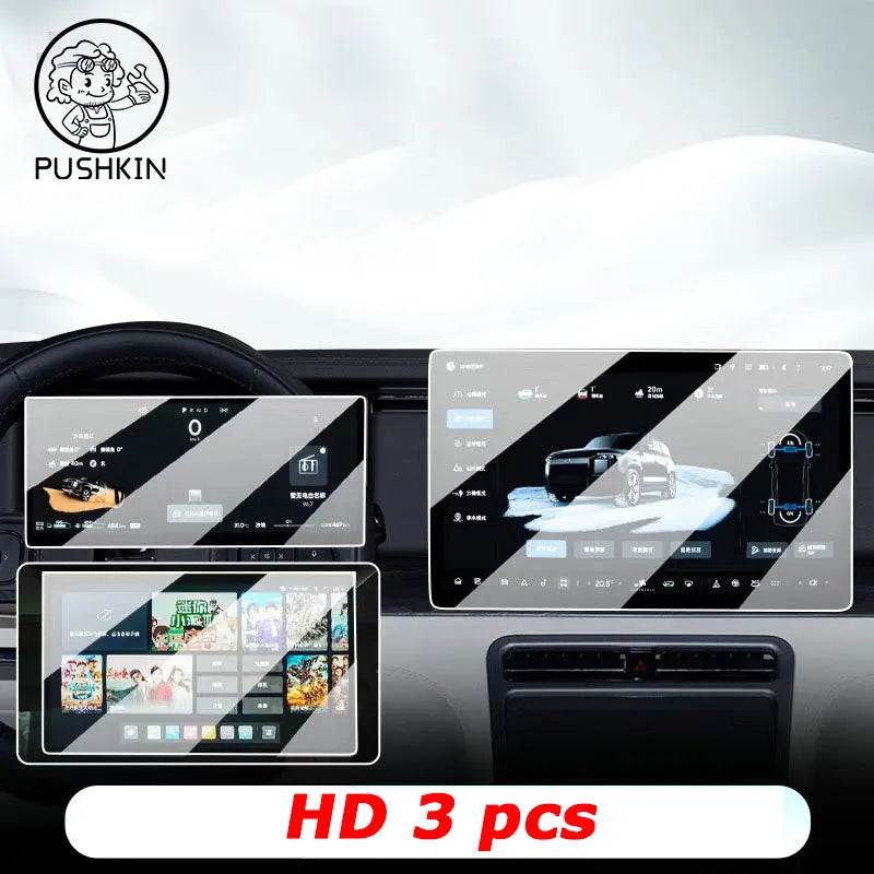 For Rox Adams Polestones 01 ROX 01  Car Tempered Glass Screen Protector Center Console Anti Glare HD Film Protection Accessories