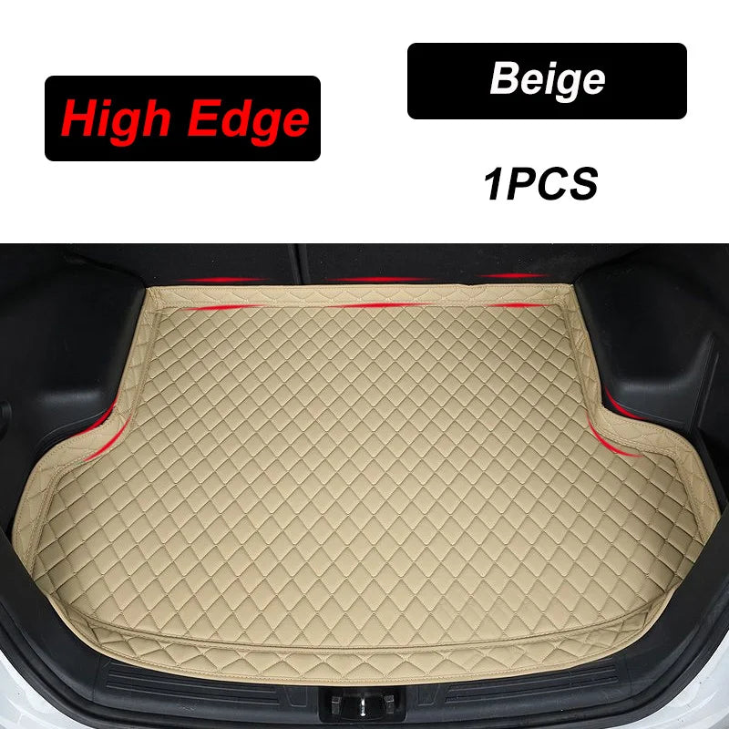 For Land Rover Defender L663 110 5-seats 2020-2026 Leather Car Rear Trunk Mats Anti Dirty Floor Tray Liner Interior Accessories