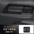 For Rox Adamas 2026 Center Console Lower Storage Box, Drop-in Organizer Tray with Sunglasses Holder & Anti-Slip Pad