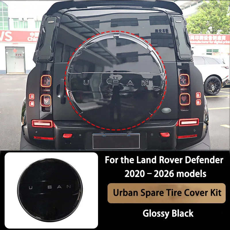 Car Rear Spare Wheel Tire Protectorive Cover For Land Rover Defender 90 110 130 2020-2026  Exterior Decoration Accessories