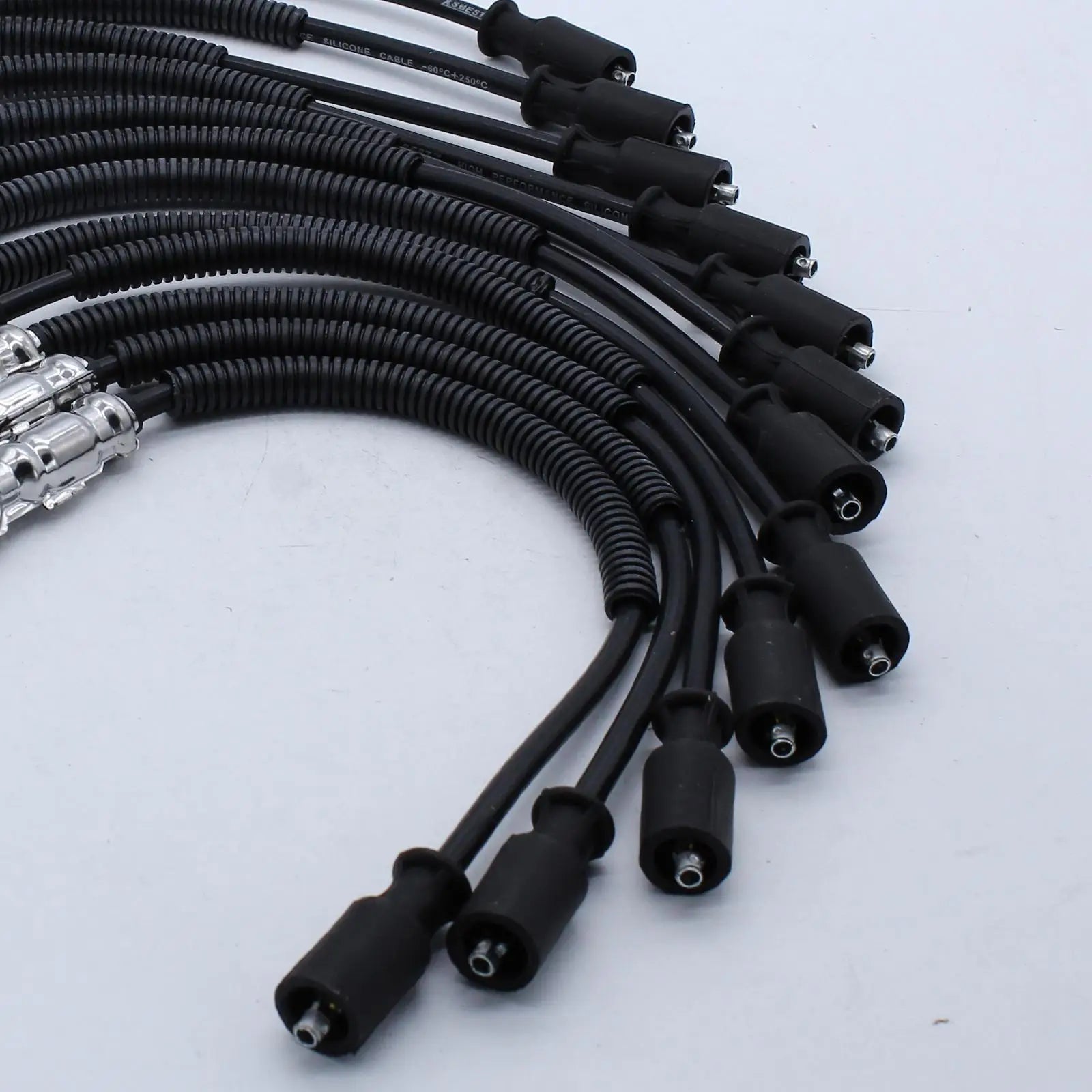 High Performance Spark Plug Ignition Wire Set Reinforced Ignition Cable for Automotive Ignition Systems Replacement Parts