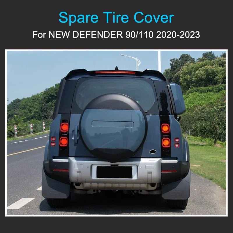 Wheel Cover for Land Rover Defender Accessories 2020-2024 ABS Tire Protective Cover Rear Trunk Spare for New Defender 110 90