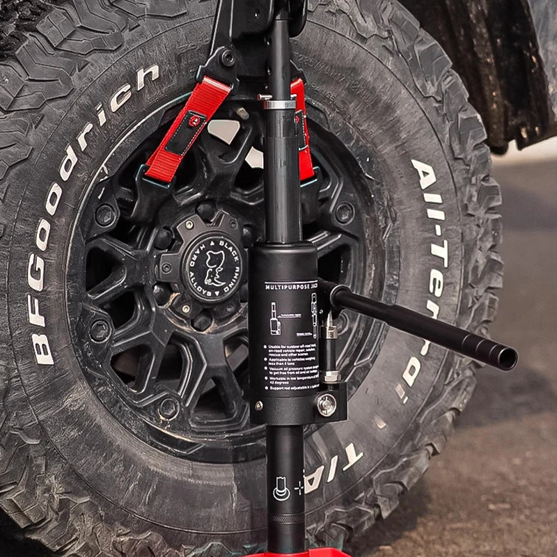 PMP Hydraulic Jack Set – Adjustable Recovery and Lifting, Vertical Rescue Jack for Desert Off-Road Vehicles, Outdoor Rescue Equi
