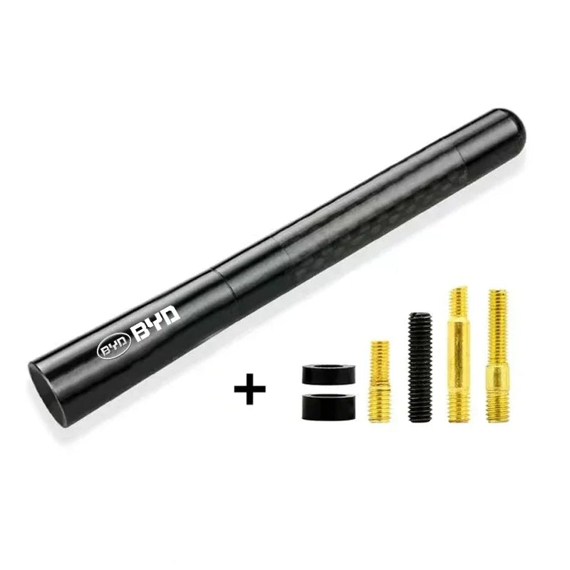 Strong Signal 12cm Car Antenna for BYD Atto 3 Seal Dolphin Sealion 6 Yuan Plus Seal U Tang Telescopic Carbon Fiber Radio Antenna