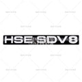 New 3D HSE SDV6 SDV8 ABS Adhesive Emblem Badge Decal for Land Rover Ranger Rover Voguese Defender