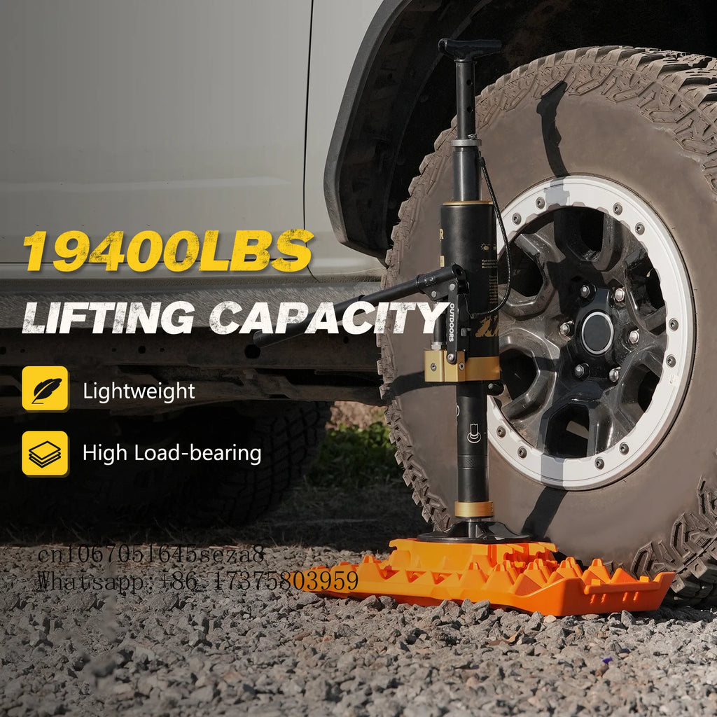 Shengyu INDUST Heavy Duty 19400lbs Portable Hydraulic Recovery Jack for Off-Road Vehicles 4x4 Truck Emergency Rescue Tool
