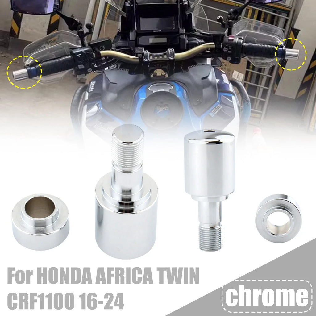 Motorcycle Handlebars Plug End Cap Grip Bar For HONDA AFRICA TWIN CRF1100 CRF1000 XADV750
