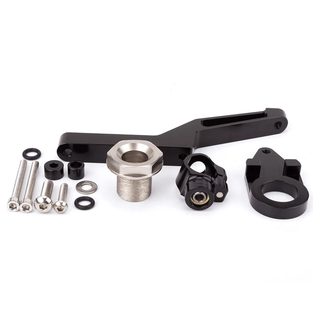 2024 For Kawasaki Ninja ZX-6R ZX6R 636 600 2009 2010 2011 2012 2013 2014 2015 2016 2017 2018-2025 Steering Damper Bracket Kit