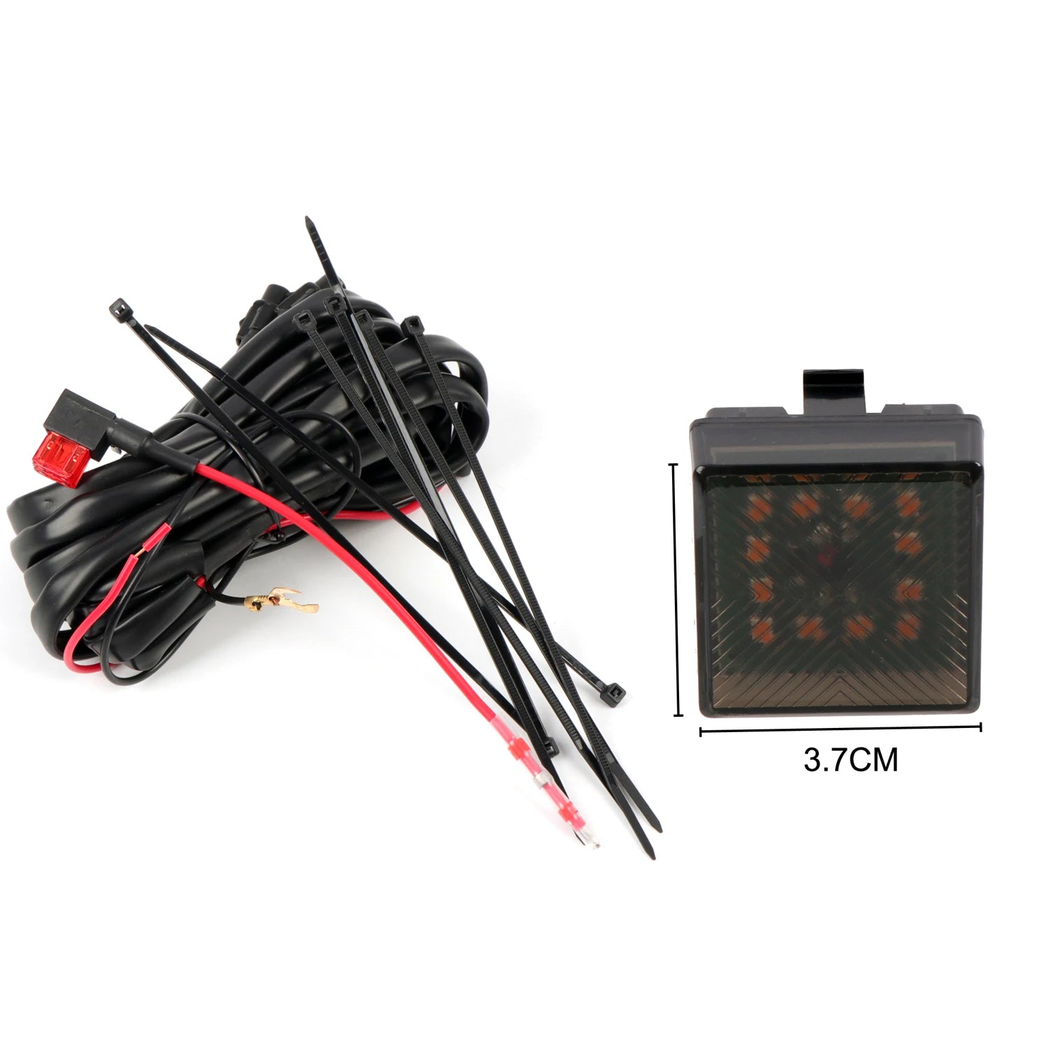 Fit for Toyota Land Cruiser Prado J250 LC250 2024 2025 LED Front Grille Light Warning Daytime Running Lamp Grid DRL Yellow Light