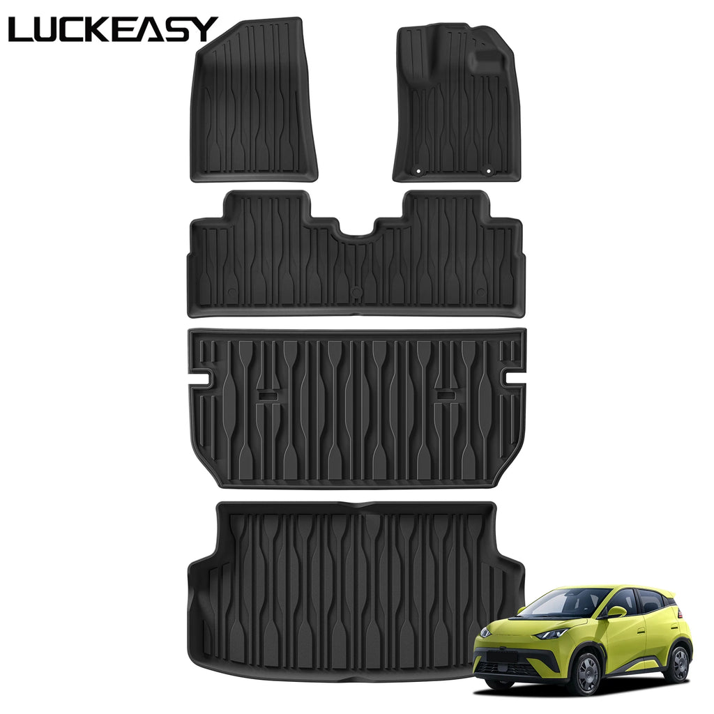 LUCKEASY Left/Right Drive for BYD Seagull/ATTO1 2025 Car Floor Mats Protective Pad Interior Accessories Waterproof Trunk Mat