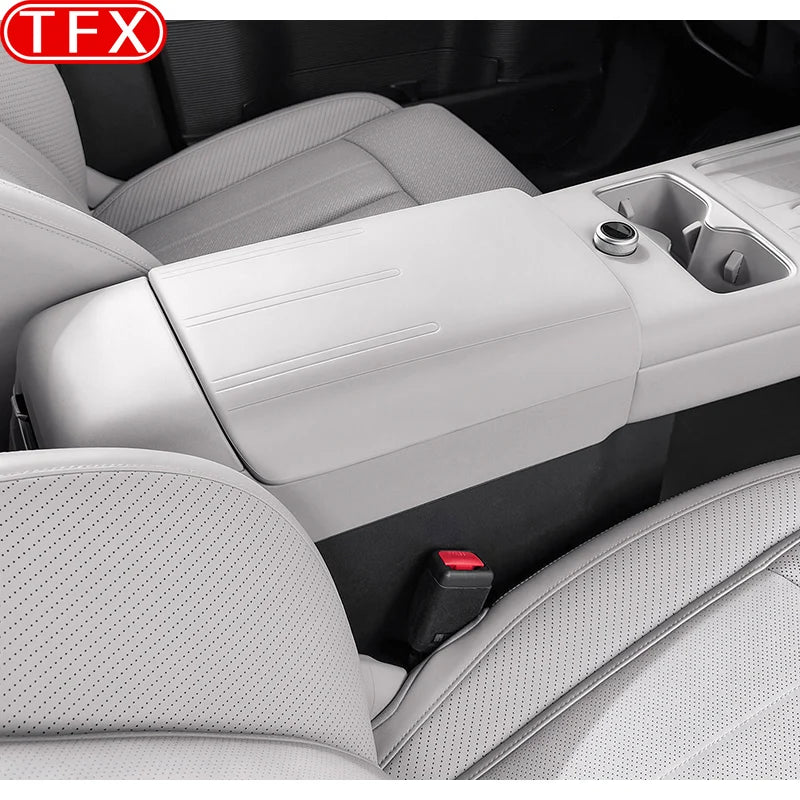 For BYD Leopard Titanium 7 2025 2026 Car Styling Armrest Box Cover Interior Center Console Armrest Protective Cover Accessories