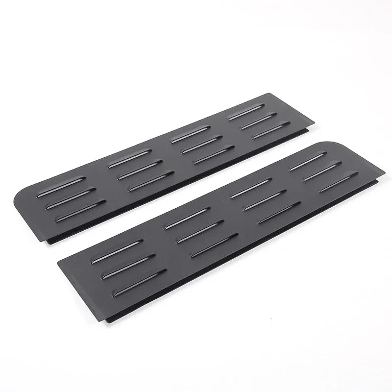 For Land Rover Defender 110 130 2004-2025 Aluminum Black Car Rear Door Air Vents Ventilation Shutters Cover Trim Car Accessories