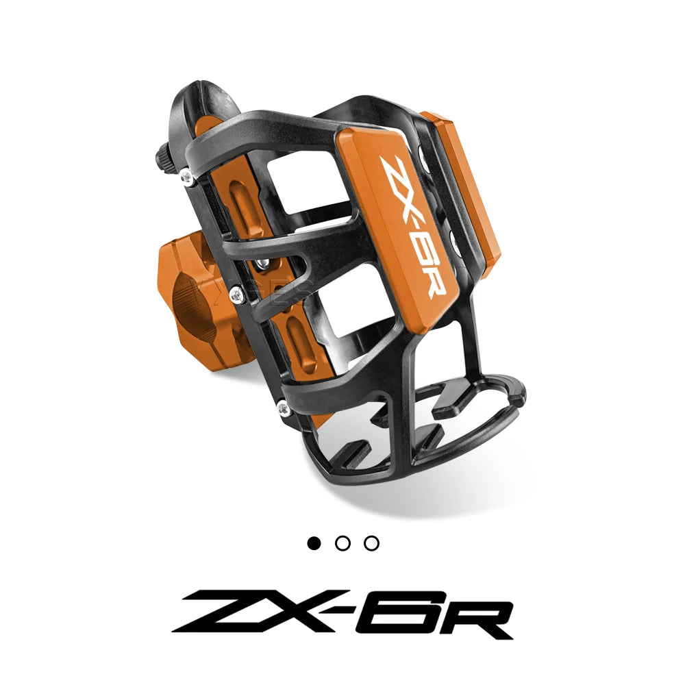 قاعدة زجاجة مياه للمشروبات للدراجات النارية كاواساكي نينجا ZX-6R ZX6R ZX-4RR ZX4RR ZX-4R ZX4R، حامل أكواب مياه للمشروبات