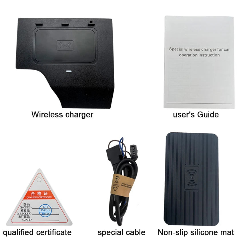 15W Special Car QI Wireless Charger For Nissan Sylphy 2020 2021 2022 wireless phone charger charging phone holder accessories
