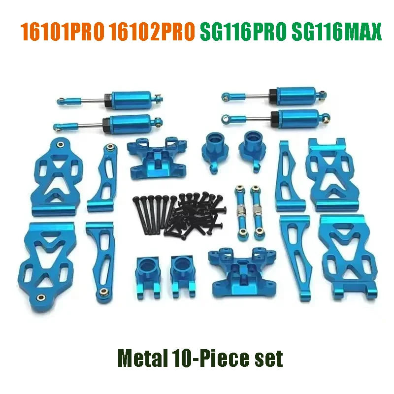 16102PROSCY 16101 PRO  SG116MAX RC Automotive Aluminum Parts Suspension Arm Steering Assembly Drive Shaft Gear Upgrade Metal Kit
