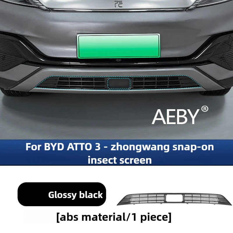 AEBY For BYD ATTO 3 Smart Driving Edition 2022-2025 Condenser Radiator Guard Protection,Front Radiator Guard Cover,Debris Guard