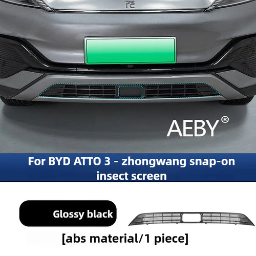 AEBY For BYD ATTO 3 Smart Driving Edition 2022-2025 Condenser Radiator Guard Protection,Front Radiator Guard Cover,Debris Guard