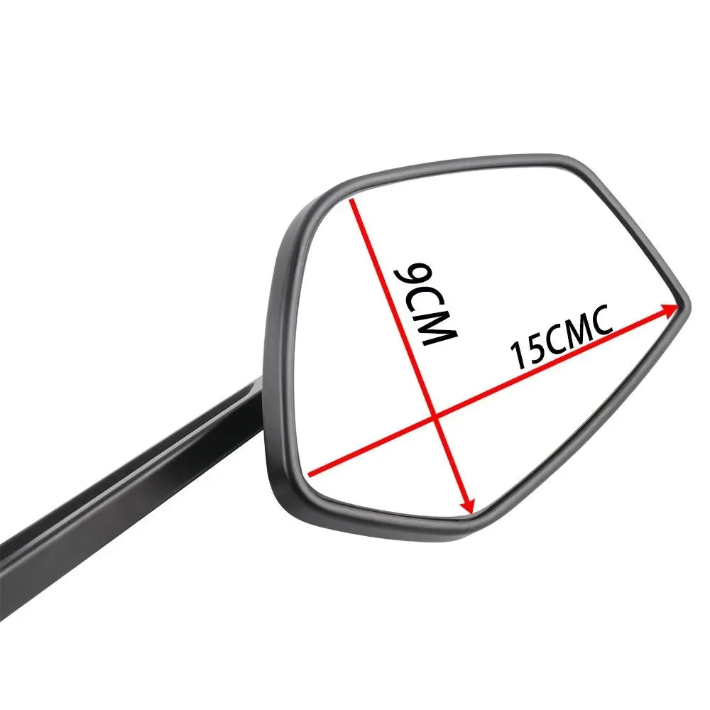 For Kawasaki Ninja ZX-12R Motorcycle Rearview Mirrors Wide Vision Aluminum Alloy Side Mirrors Anti-Shake Adjustable Casting