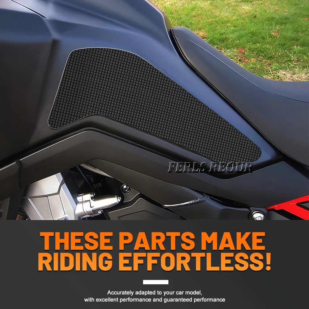 For HONDA AFRICA TWIN CRF1100 L 2020-20  Motorcycle Tank Pad Rubber Black Anti Slip Gas Fuel Tank Protector Sticker Anti Scratch