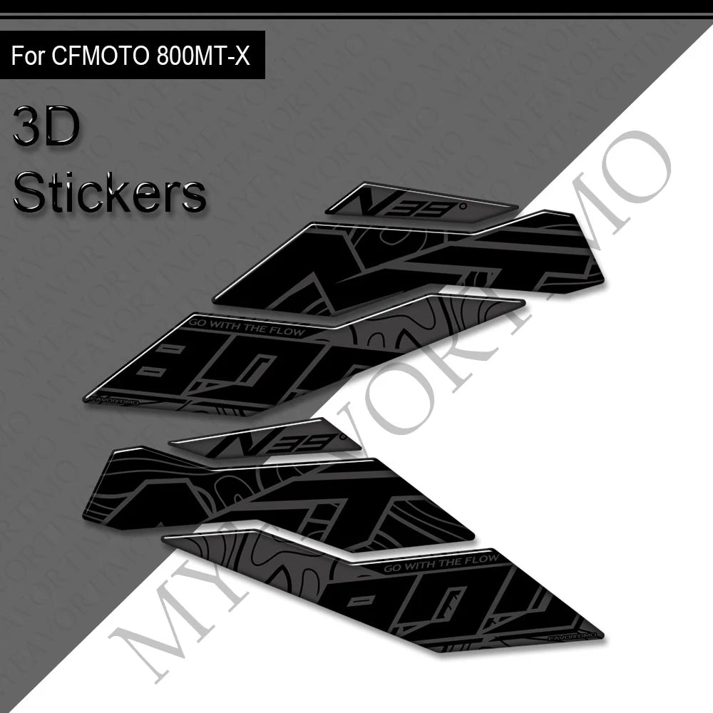 For CFMOTO 800MT-X 800MT 800 MT - X Adventure Bike Motorcycle Body Fairing Protector Tank Knee Pad Stickers Decals Kit 2024 2025