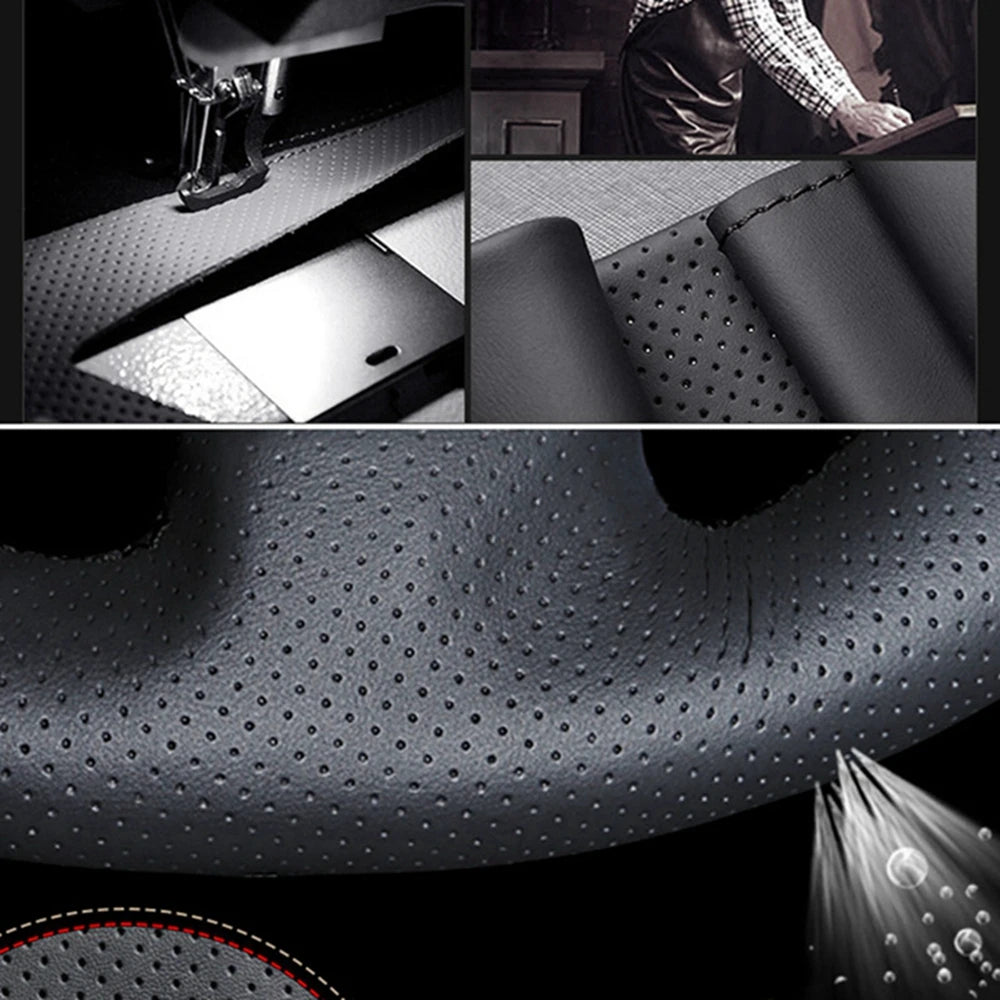 Car Steering Wheel Cover Customized Artificial Leather For Mercedes Benz M-Class W163 1998 1999 2000 2001 2002 2003 2004-2005