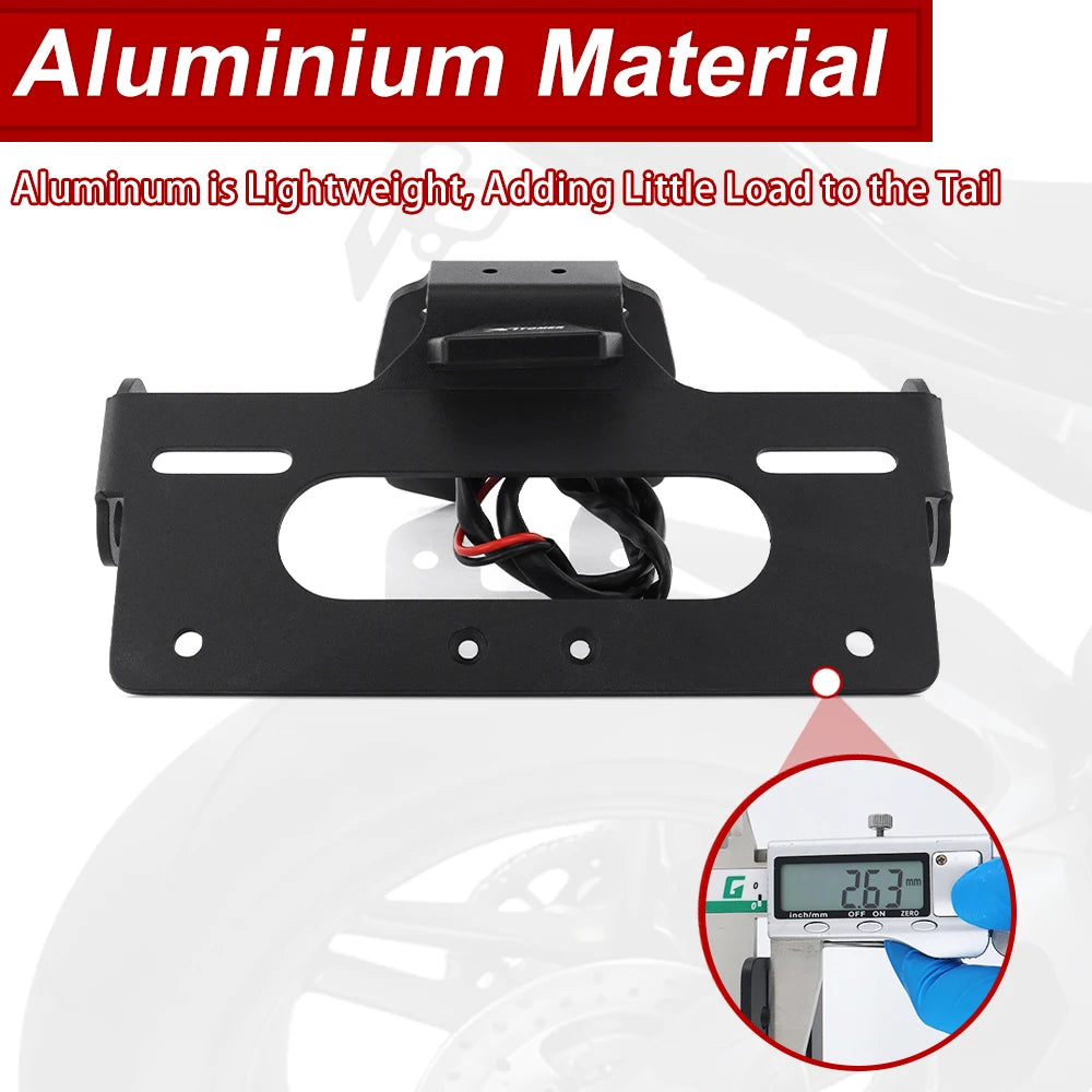 Rear Tail Tidy Fender Eliminator License Plate Holder Bracket Panigale V4/S V2/S Streetfighter V4/S V2/S 2025-2026 For Ducati