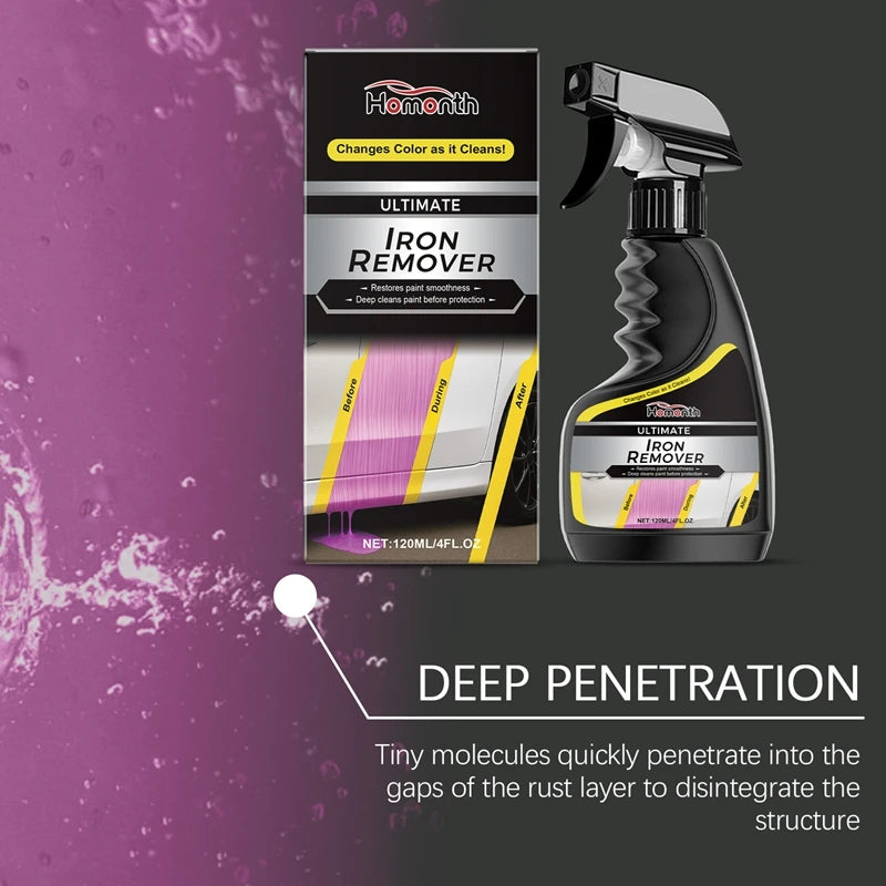 Car Rust Remover Multi-effect Wheel Hub Metal Surface Cleaner Derusting Decontamination Polishing Agent Maintenance Care Liquid